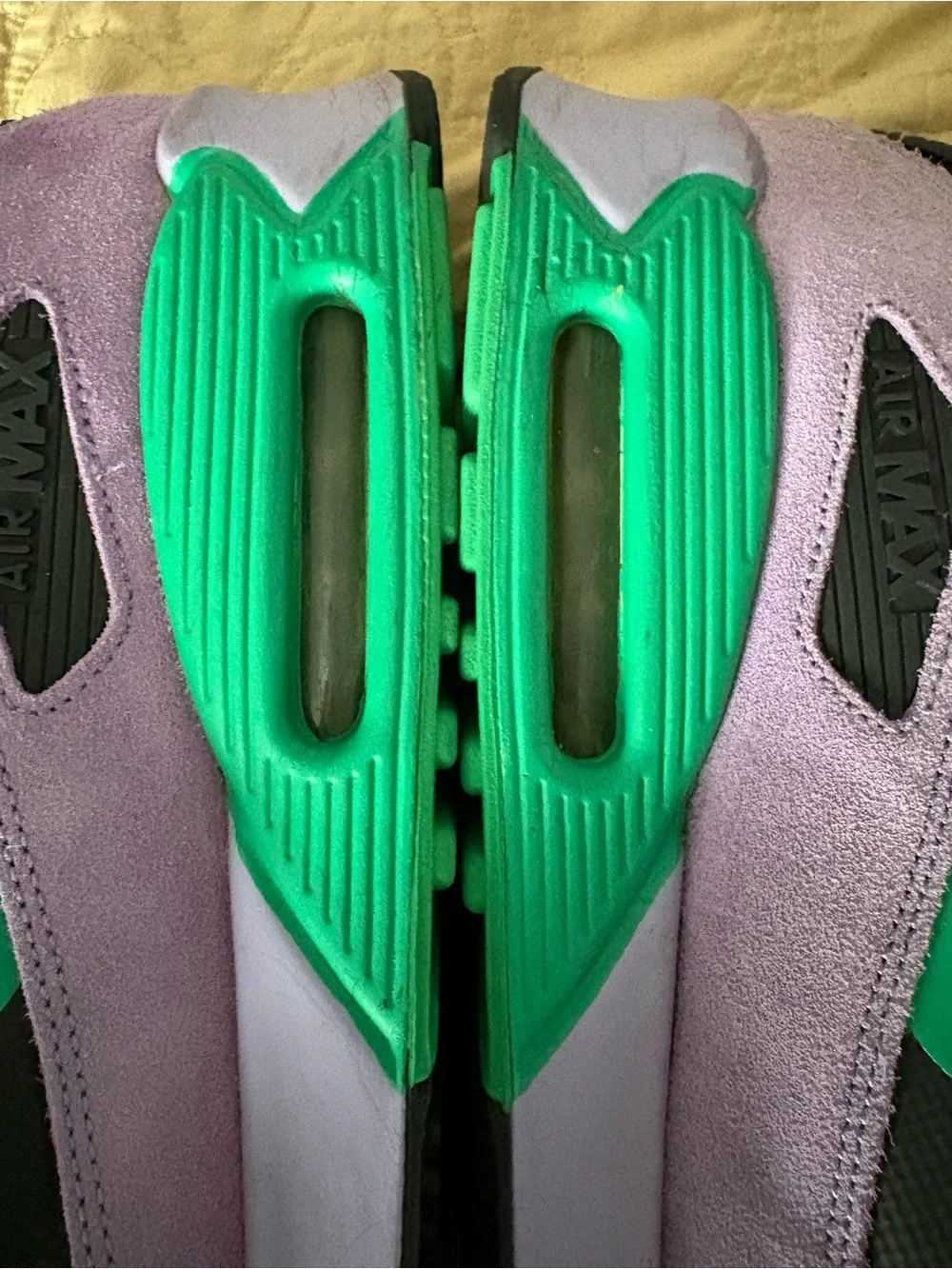 Nike Air Max Max 90 Black/Green/Violet Men’s Size 11